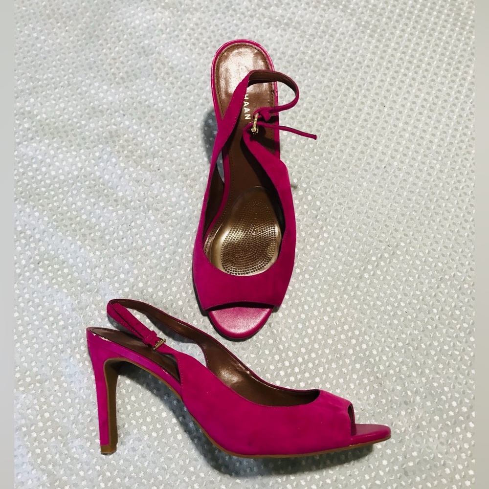 Cole haan suede heels